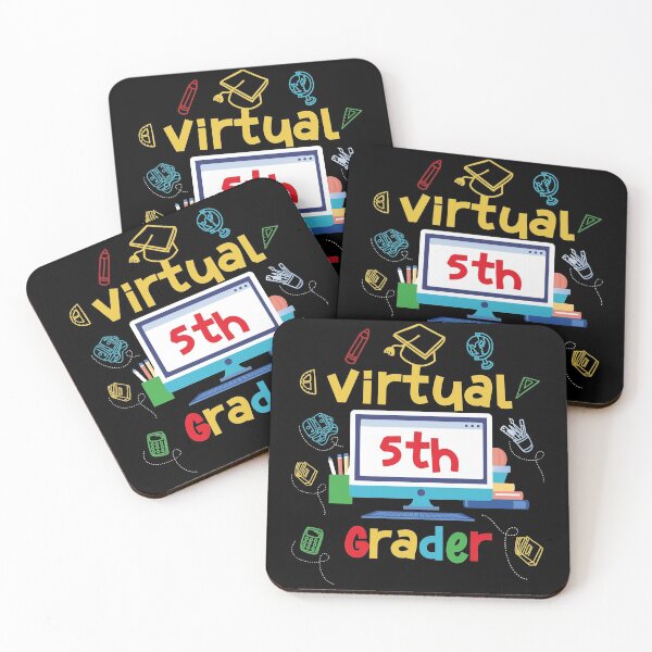 Item preview, Virtual 5th Fifth Grader Distance Learning Back to School  designed and sold by IyadBro.