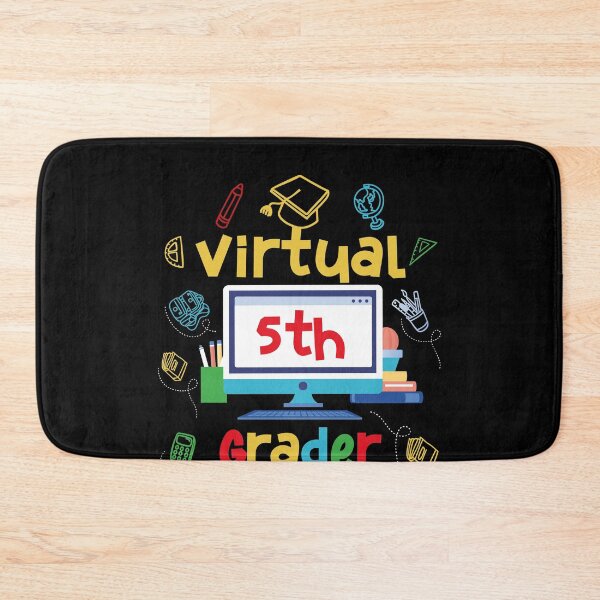 Item preview, Virtual 5th Fifth Grader Distance Learning Back to School  designed and sold by IyadBro.