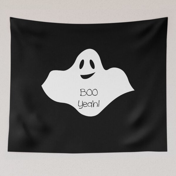 Item preview, boo yeah ghost speaking simple scary design designed and sold by anins-azuree.