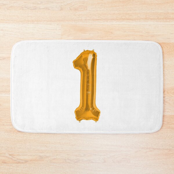 Item preview, One Number 1 Metallic orange Mylar Foil Helium Balloon for First Birthday or Anniversary designed and sold by Birthdates.