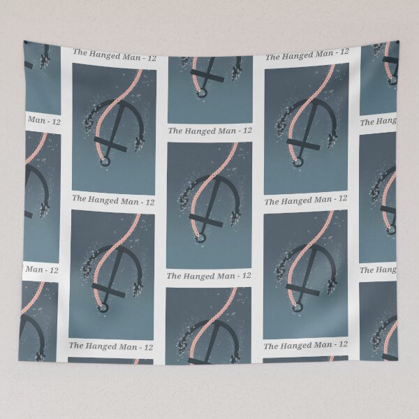 Item preview, The Hanged Man Underwater Tarot Card designed and sold by ciarakraken.