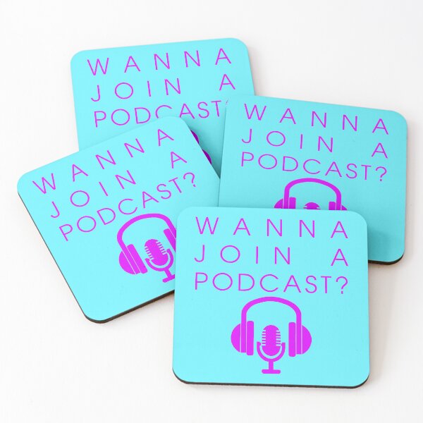 Item preview, Wanna Join A Podcast? | Purple designed and sold by ZMorrisDesigns.