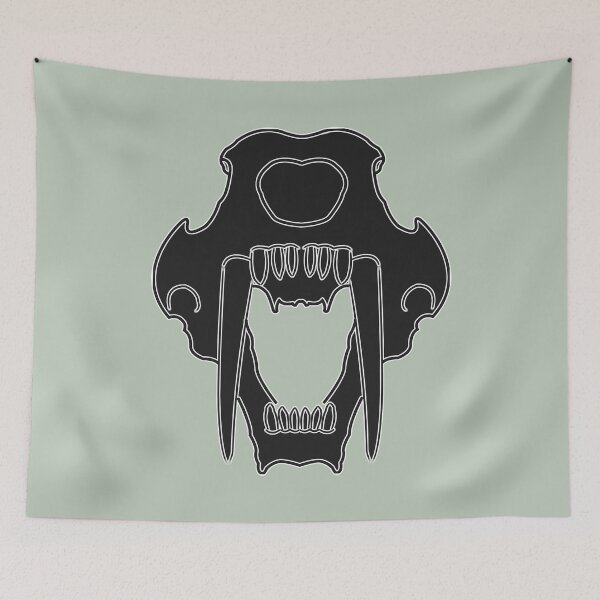 Item preview, Sabre Tooth Skull designed and sold by SpitsPixels.
