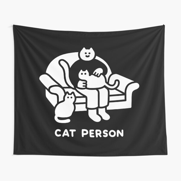 Cat Person Tapestry