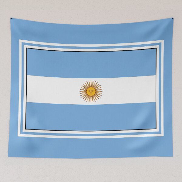 Aperçu de l'œuvre Cadeaux, autocollants et produits du drapeau de l'Argentine créée et vendue par mpodger.