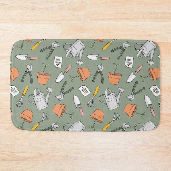 Item preview, Gardening Time - gardening tools on sage designed and sold by littlearrow.