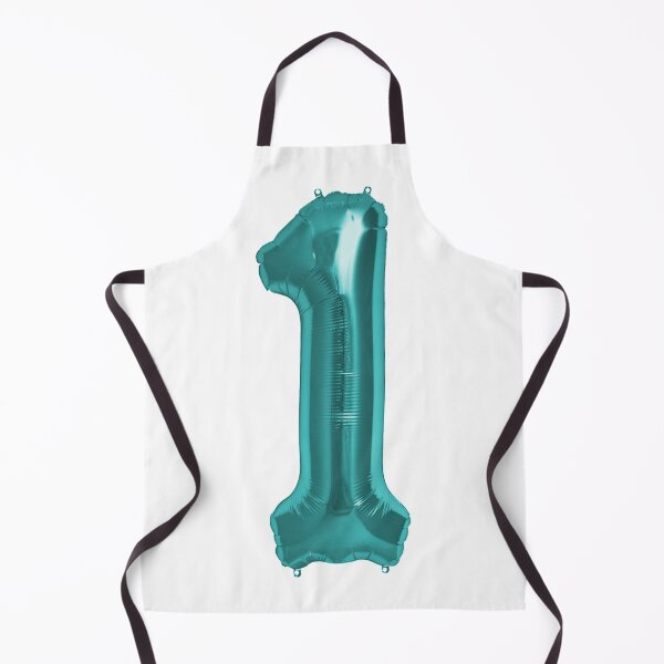 Item preview, One Number 1 Metallic Aqua Blue Mylar Foil Helium Balloon for First Birthday or Anniversary designed and sold by Birthdates.