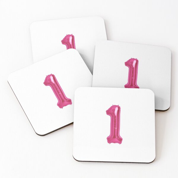 Item preview, One Number 1 Metallic Hot Pink Mylar Foil Helium Balloon for First Birthday or Anniversary designed and sold by Birthdates.