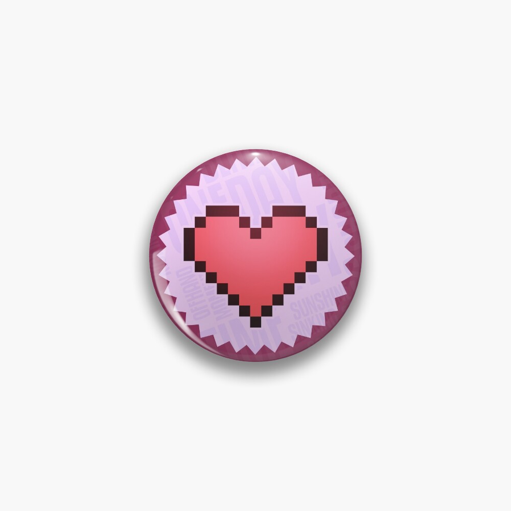 Pixel Heart Pin