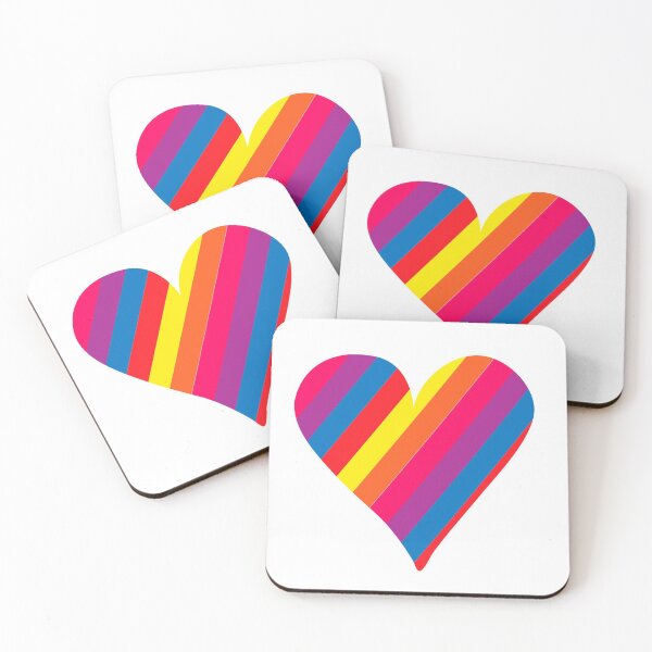 Item preview, COLORFUL HEART, FUNNY HEART, PRIDE HEART, PRIDE COLORS designed and sold by angelescar.