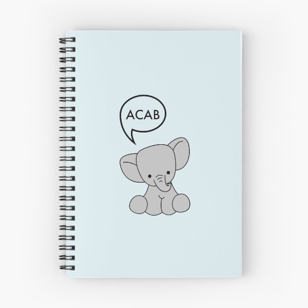 Item preview, Elephant Saying ACAB designed and sold by bcairo.