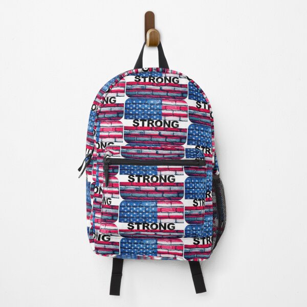 Item preview, US Strong american flag essential workers designed and sold by Fashionmonger.