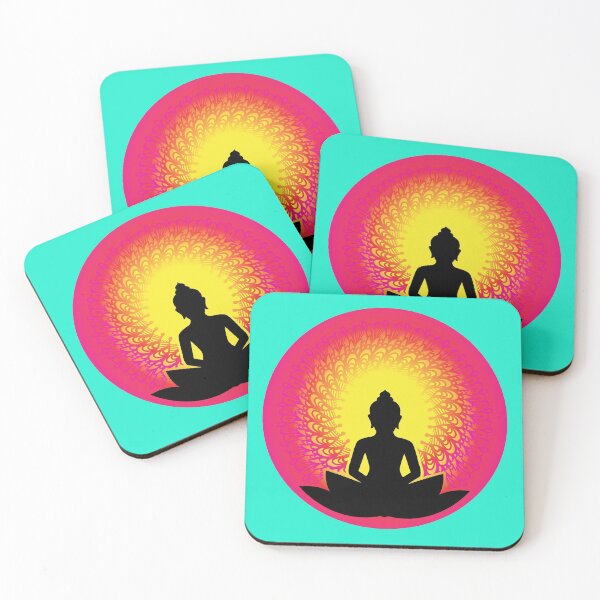 Item preview, Buddha - The Peaceful Soul Mandala Print Design GC-092-11 designed and sold by GraphicCharms.