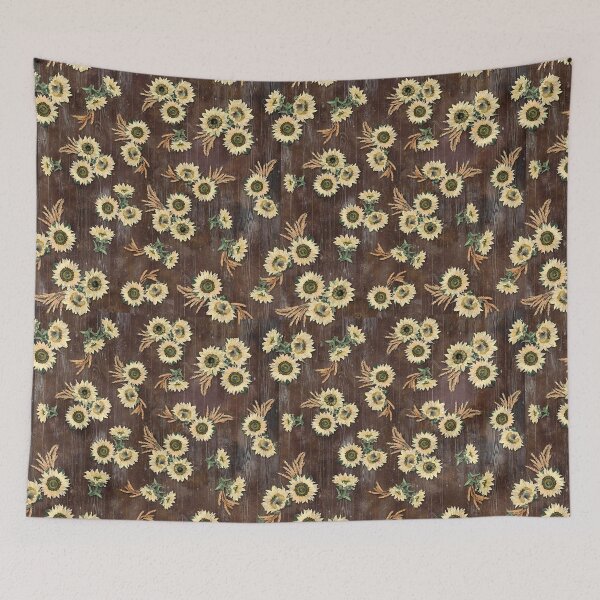 Item preview, Cream Sunflower Toss designed and sold by Lynnea Washburn.