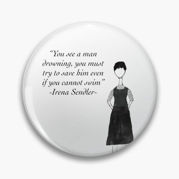 Item preview, Irena Sendler Quote designed and sold by DivergeDesigns.