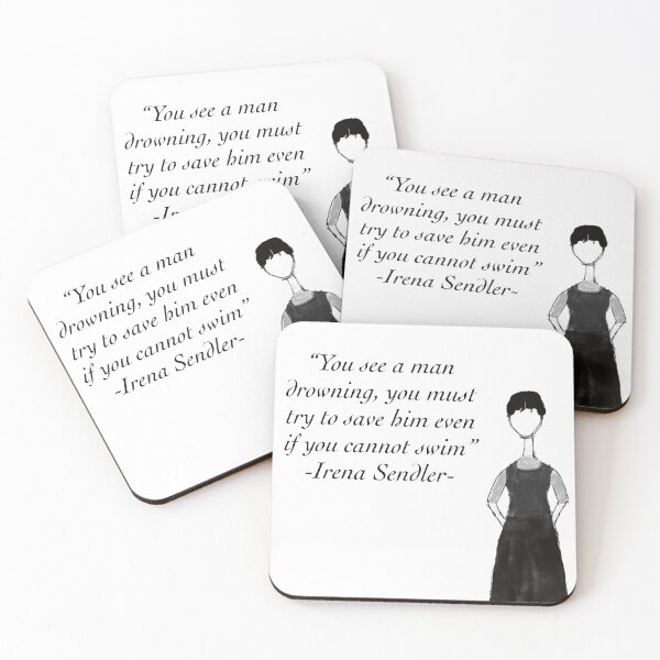 Item preview, Irena Sendler Quote designed and sold by DivergeDesigns.