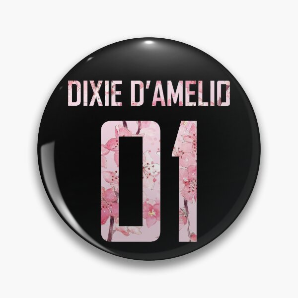 Item preview, Dixie Damelio name and birth year number (cherry blossoms pink) | Charli Damelio Hype House Tiktok  designed and sold by Vane22april.