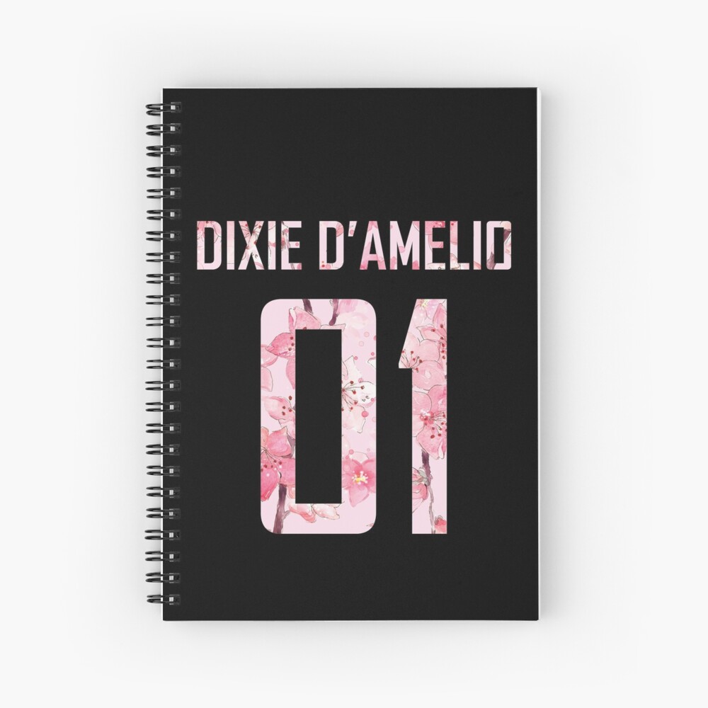 "Dixie Damelio name and birth year number (cherry blossoms pink