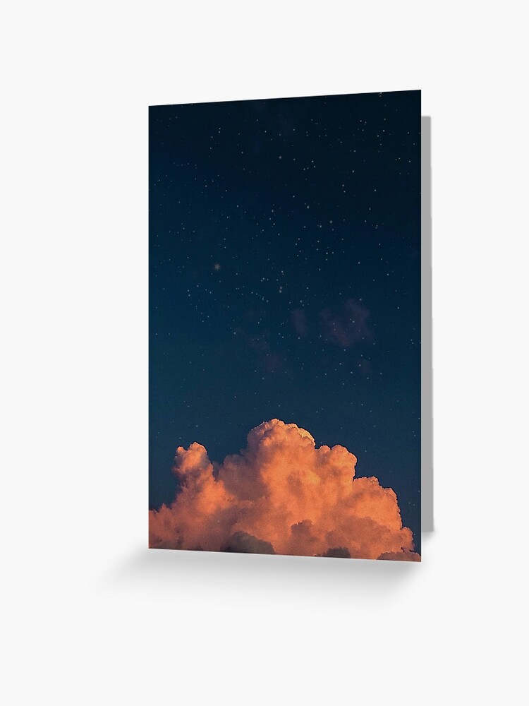 1 Livre De 50 Autocollants De Photo De Ciel Nocturne, De Nuages