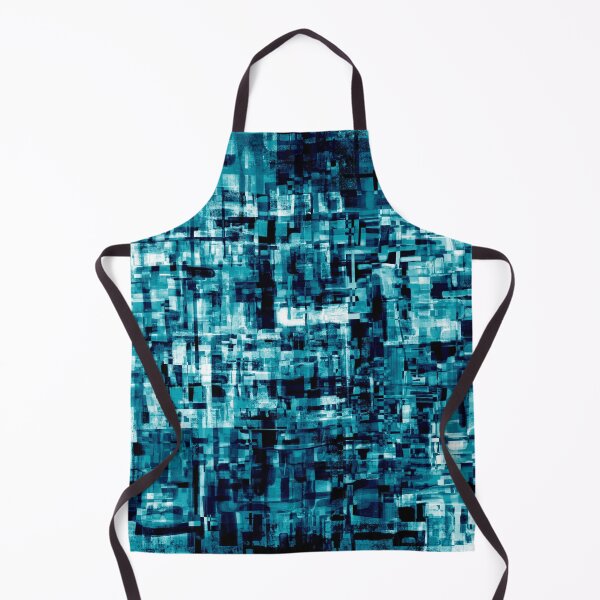 Item preview, Abstract Art Teal gray Geometric designed and sold by rupydetequila.