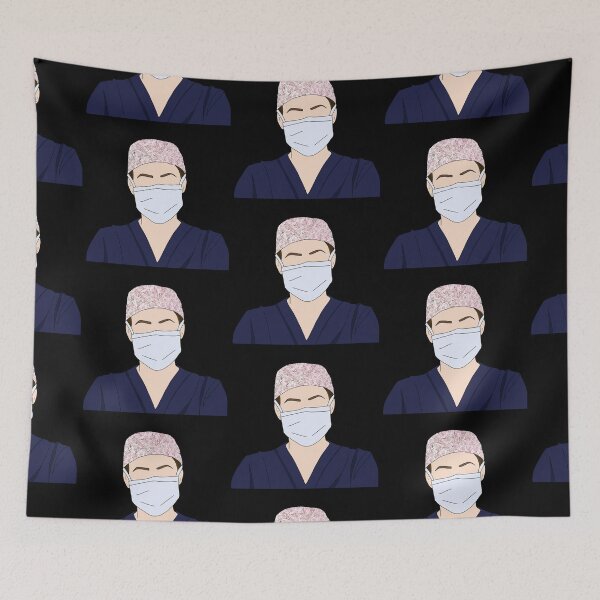 Item preview, Arizona Wearing Her Flower Print Scrub Cap Text  designed and sold by Shoomoodle.