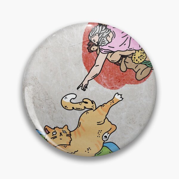 Item preview, Can't touch this - The Creation of Adam by Miguel Angelo - Illustration pun designed and sold by KauzSL.