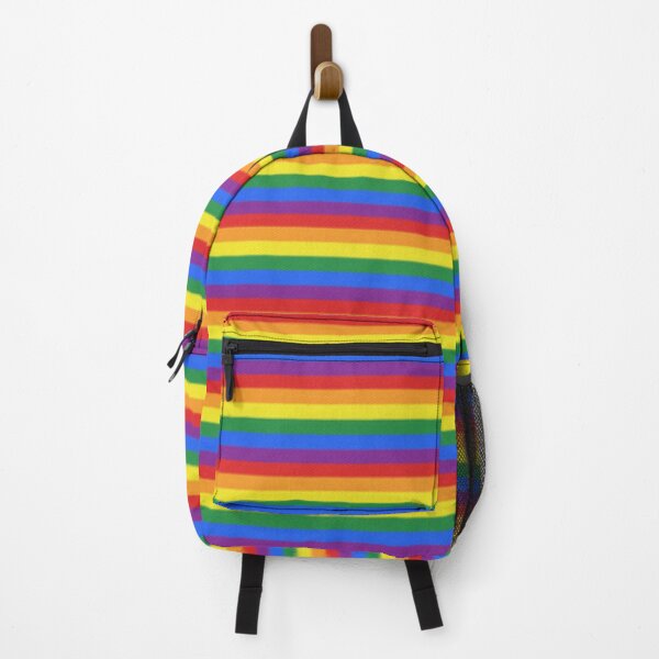 Vista previa del artículo con la obra «Rayas arcoiris», diseñado y vendido por Designs By Creation.