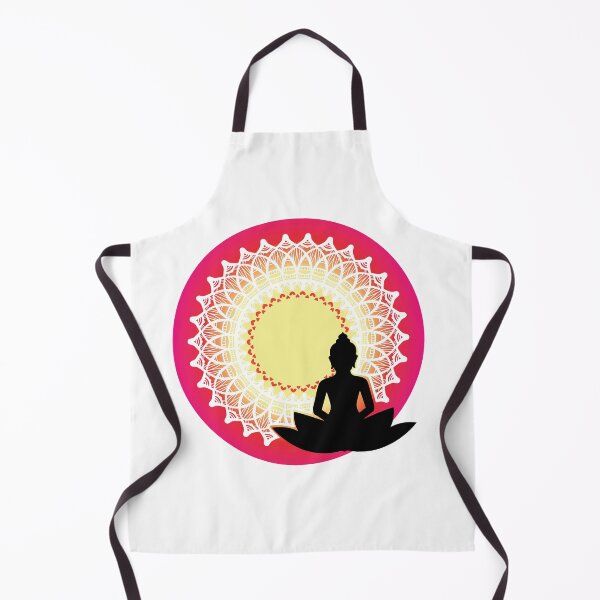 Item preview, Buddha - The Peaceful Meditating Enlightened Soul Mandala Print Design GC-092-13 designed and sold by GraphicCharms.