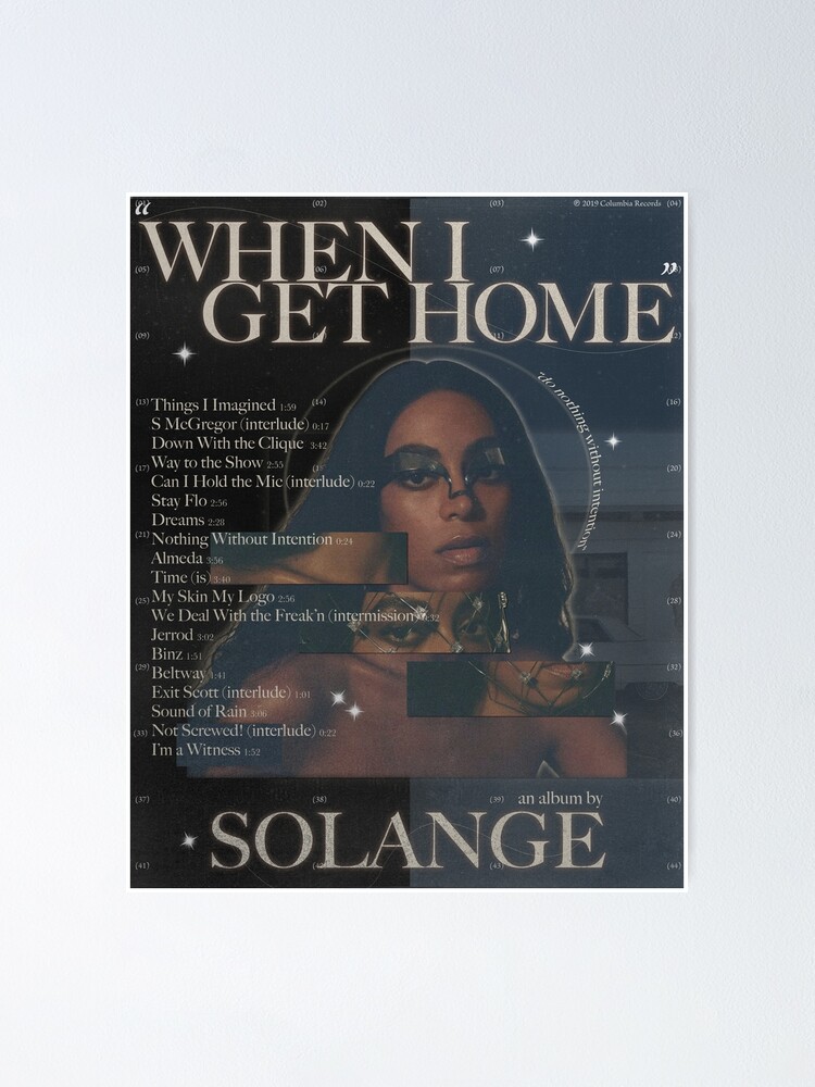 FREE Soul R&B Poster! SOLANGE A Seat At The Table 2016 Ltd Ed RARE New Poster 