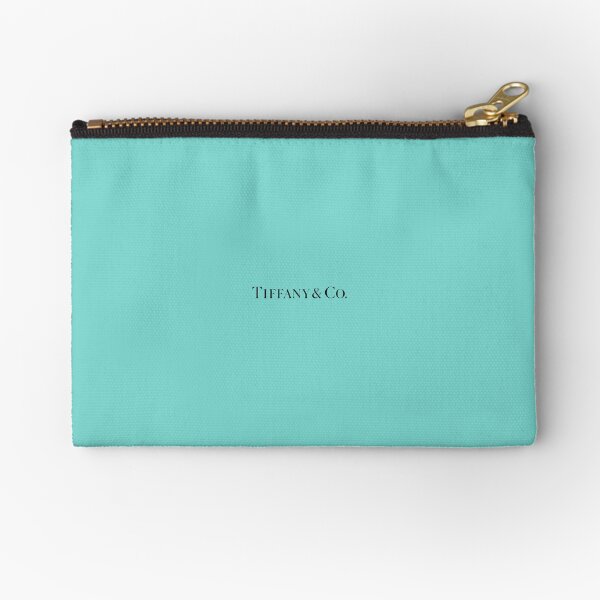 Tiffany Blue w/ Logo Zipper Pouch