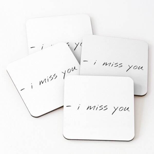 Item preview, i miss you sticker  designed and sold by DesignsByLuna.