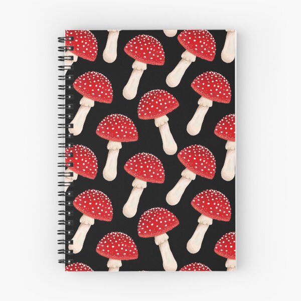 Item preview, Red Mushrooms Fly Agaric Pattern designed and sold by Kraina.