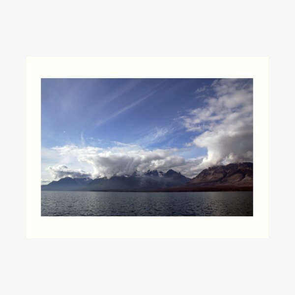 Looking South down Chilko Lake, BC, Canada Art Print