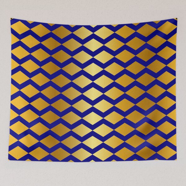 Item preview, Blue on Gold Chevron designed and sold by BleuSky.