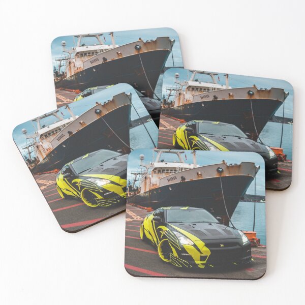Item preview, black green gtr r35 sports car  designed and sold by erikallen920.