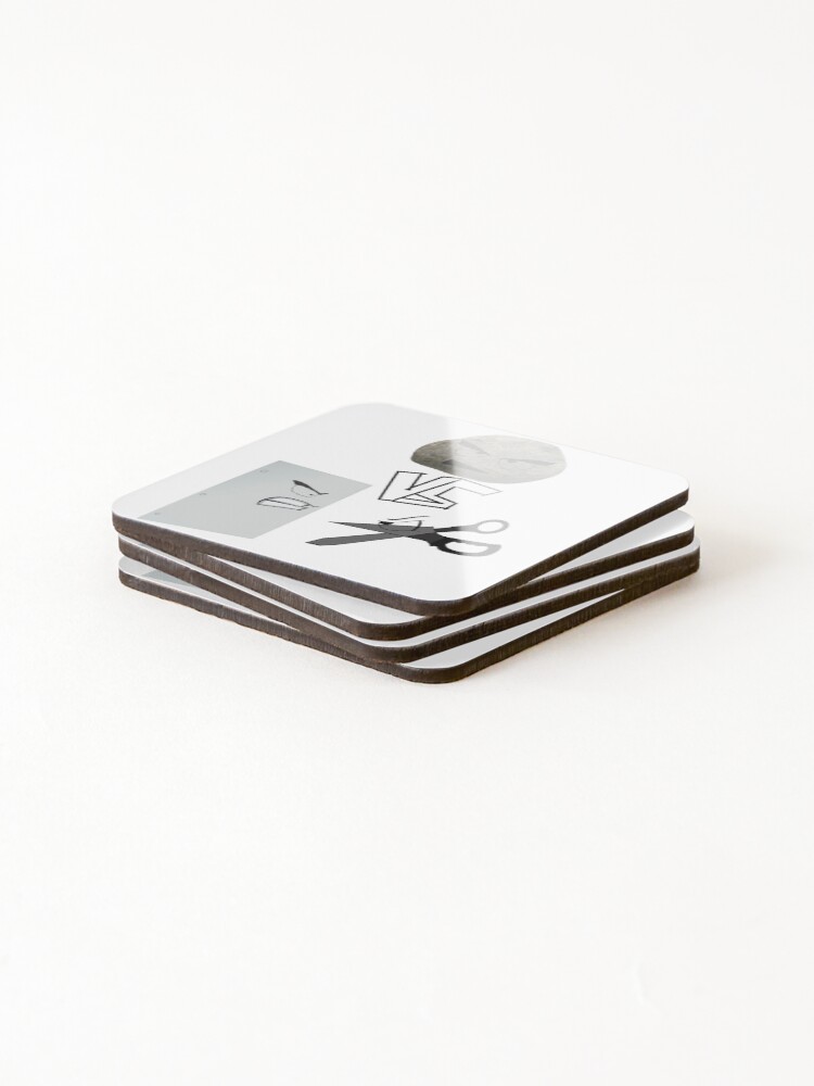 Thumbnail 4 of 5, Coasters (Set of 4), Rock Paper Scissors designed and sold by elevko.