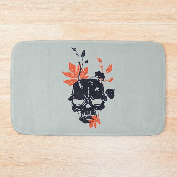 Item preview, Skull with tree leafs - Awesome skull lover Gift designed and sold by Teenation9.