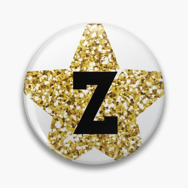 Item preview, Z gold star designed and sold by Amanda Kirkpatrick.