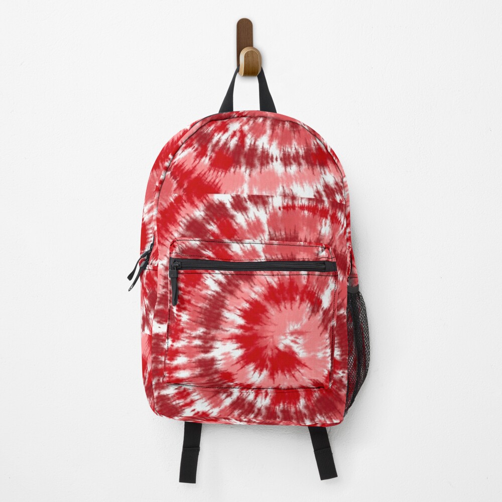 Discover Tie Dye Neck Gator Red Tie Dye Backpack