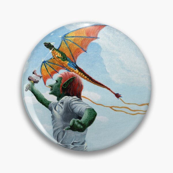 Item preview, Goblin Flying Dragon Kite Realistic Art designed and sold by HelmsArt.