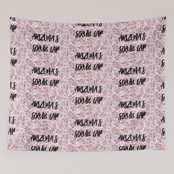 Item preview, Arizona's Flower Print Scrub Cap designed and sold by Shoomoodle.