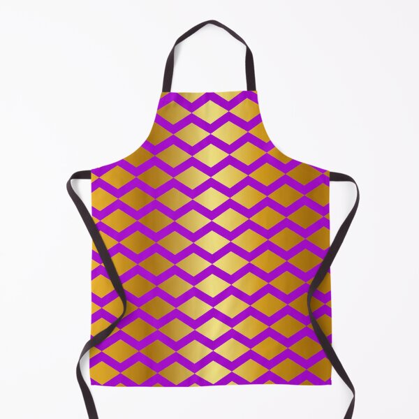 Item preview, Purple Mauve Chevron on Gold designed and sold by BleuSky.