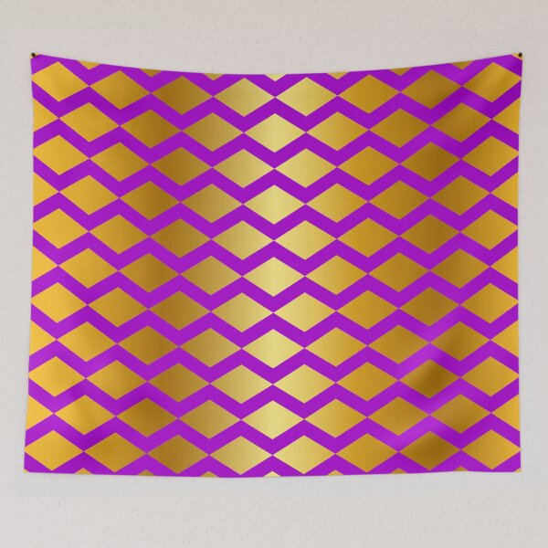 Item preview, Purple Mauve Chevron on Gold designed and sold by BleuSky.