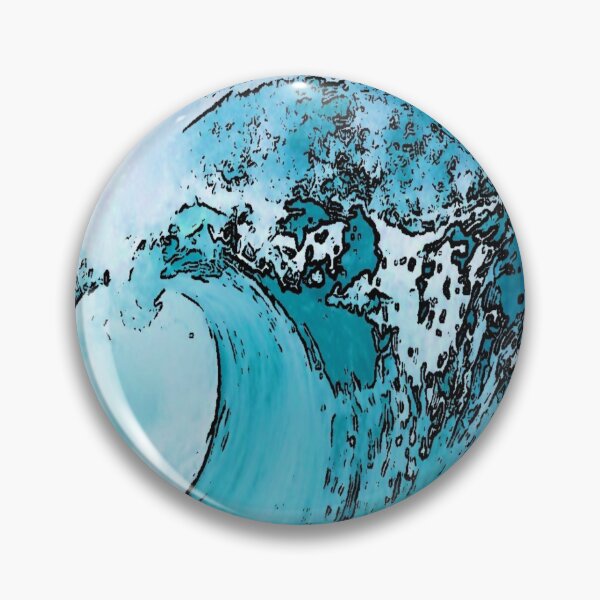 Item preview, Aqua wave designed and sold by 13thstreet.