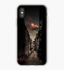 Red cloud in Paris (France) iPhone Case