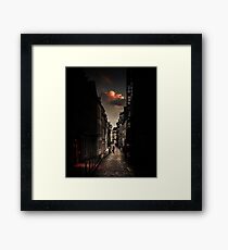 Red cloud in Paris (France) Framed Print