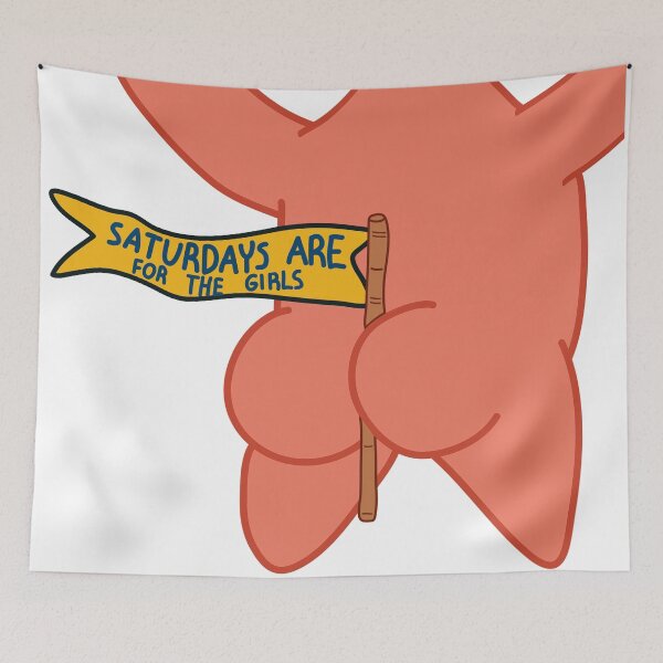 Item preview, saturdays are for the girls patrick star designed and sold by Kjerstiana.