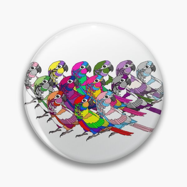 Item preview, LGBT+ Pride Conures designed and sold by AdoraBirdArt.