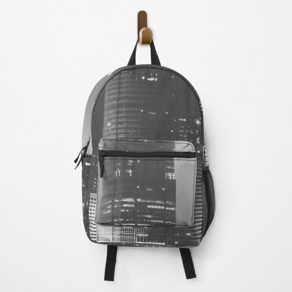 Item preview, Hong Kong city at night in black and white designed and sold by uldis153.