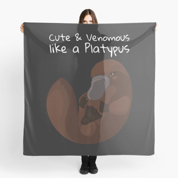 Cute and venomous like a Platypus Scarf